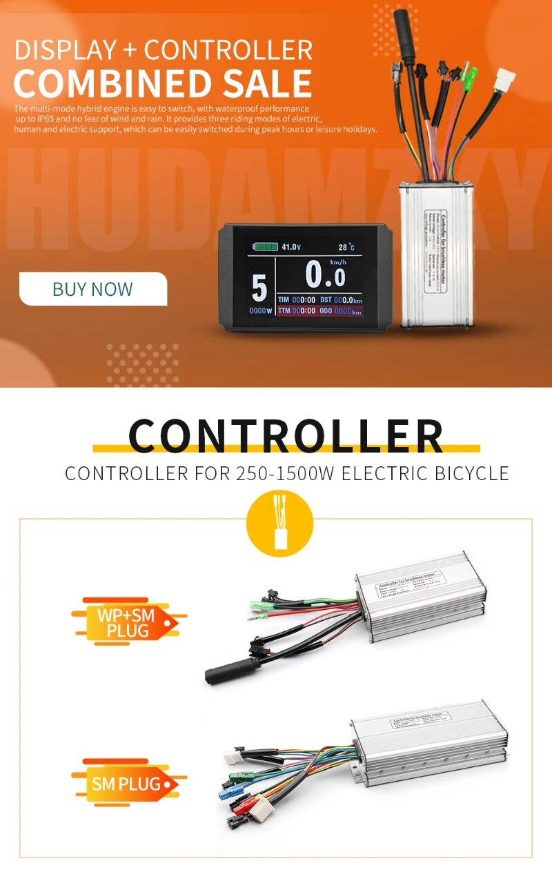 MTB Ebike KT Controller LCD LED Display 36V/48V 250W-1500W Electric Bicycle Part