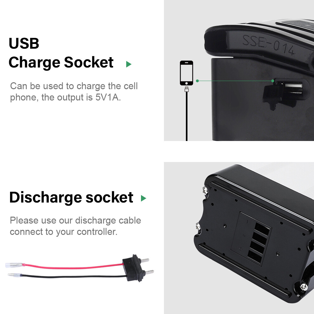 48V 36V Lithium Battery Silverfish Electric Bike Battery 48V 36V Ebike Battery