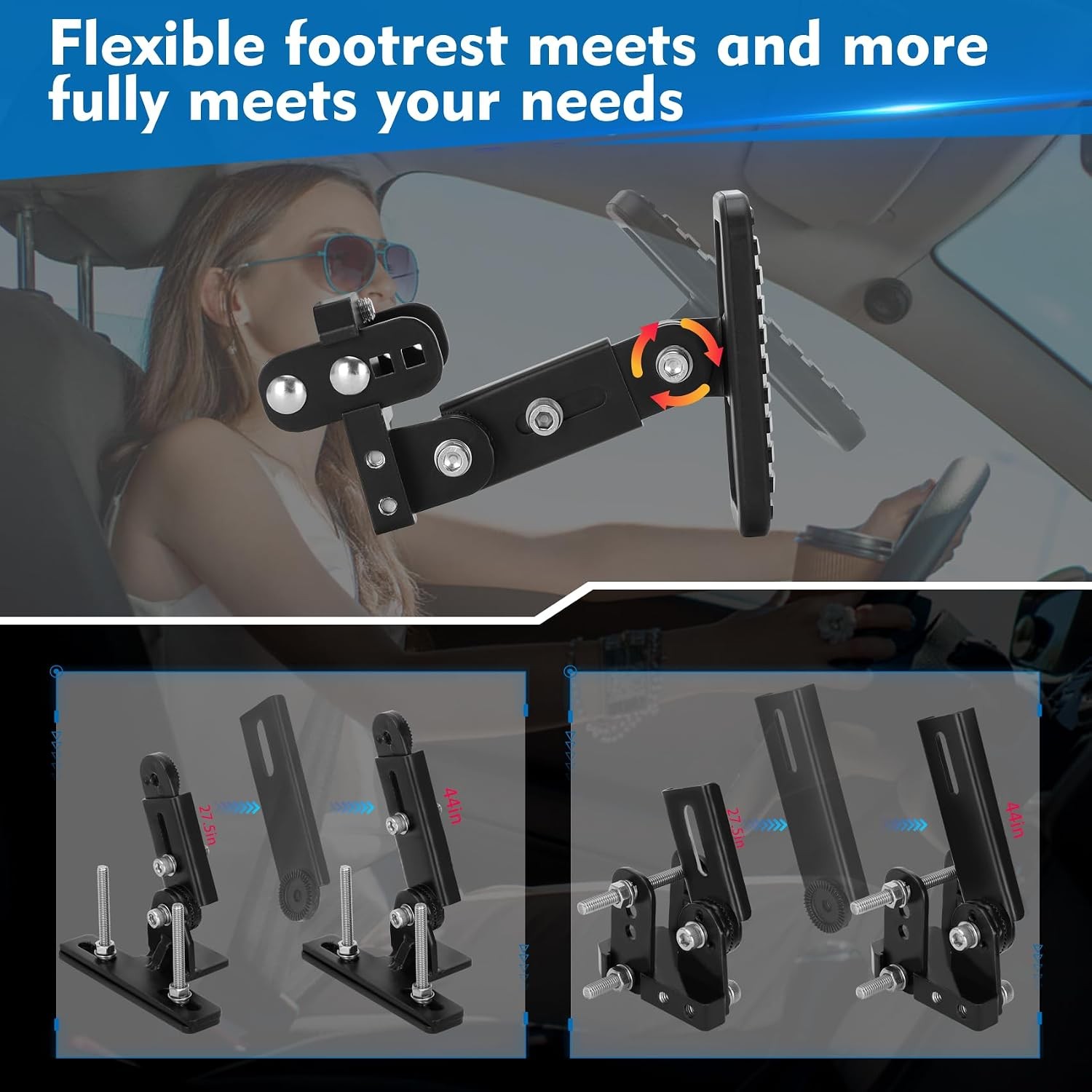 Pedal Extenders for Short Drivers-Brake pedals suitable for most models