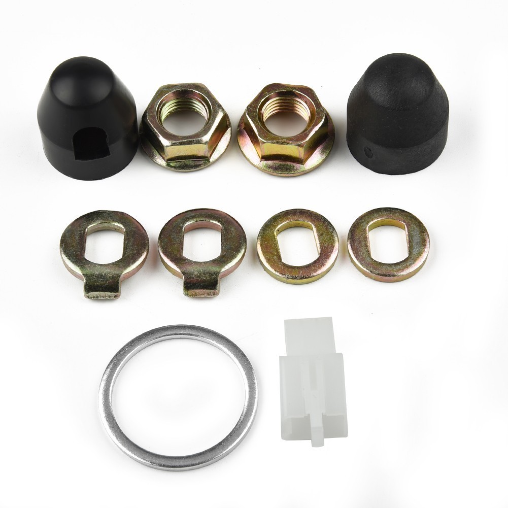E-bike Hub Motor Axle M12/M14 Lock Nut /lock Washer /spacer /nut Cover Kit