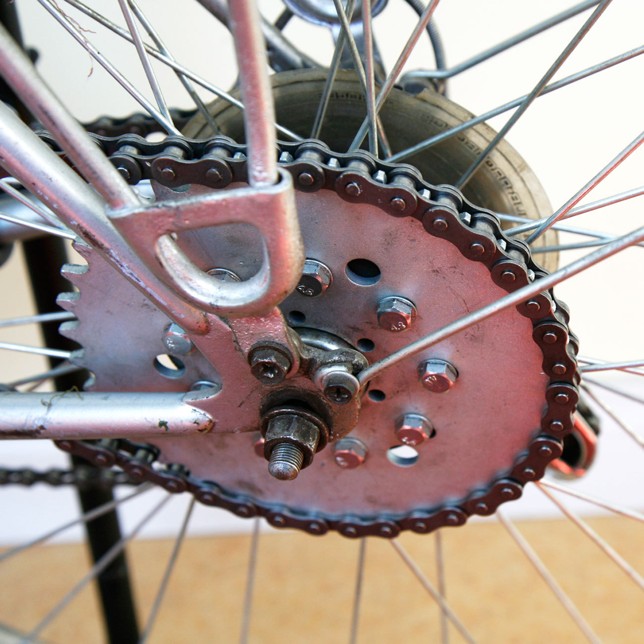 Motorized Bike 32-44T Sprocket 1.5″ Adapter Fit 415 Chain 80cc 2 Stroke Bicycle
