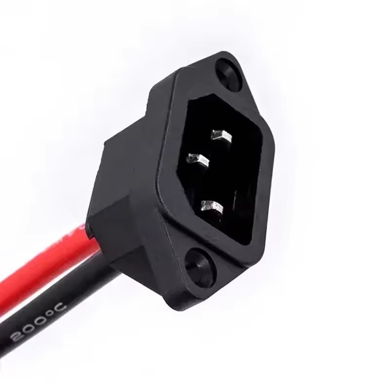 XT60/XT90 to C14 3pin Power Socket Wire 10AWG Male Female E-bike Charging Cable