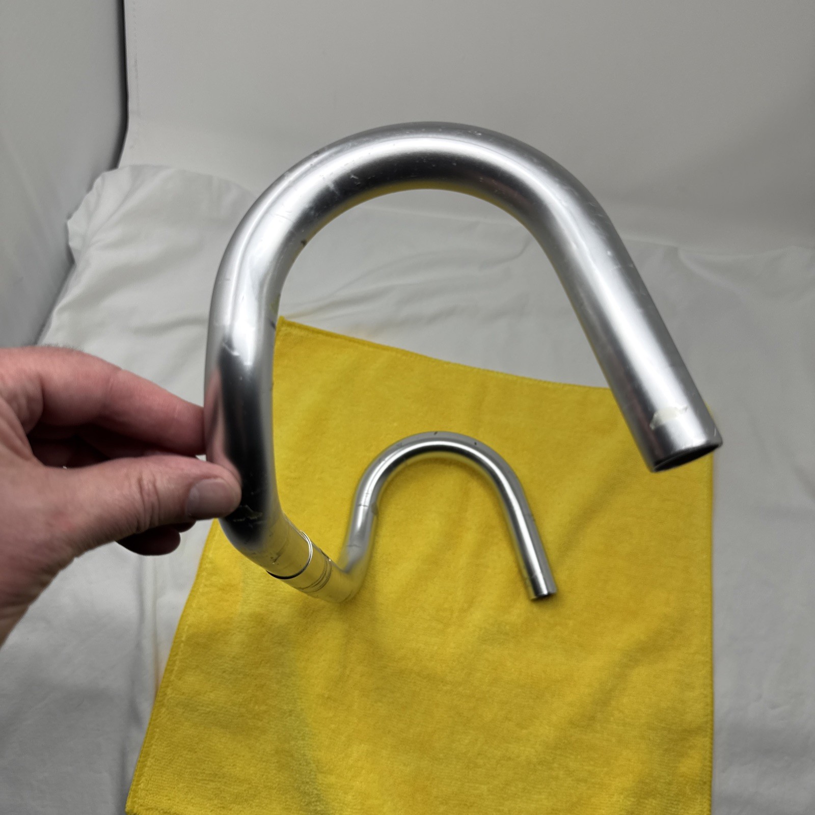 Nitto B 115 Vintage Road Bike Drop Bars Alloy Silver Ø25.4/420mm – Good Cond.