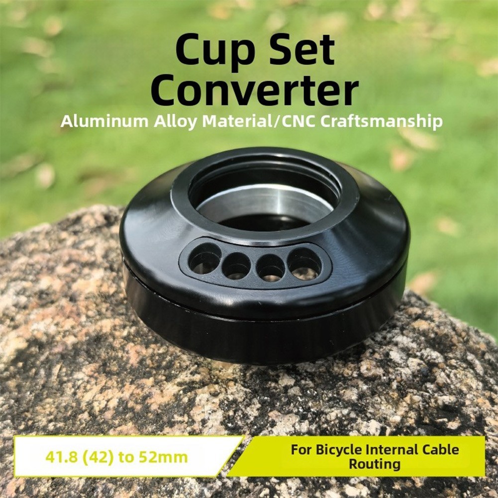 Bicycle Internal Cable Routing Conversion Headset Adapter 41.8 (42) to 52mm