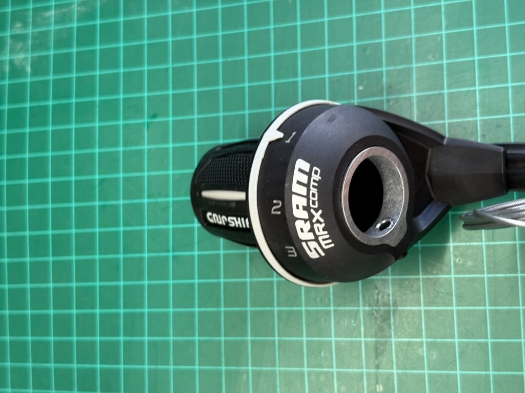 SRAM MRX Comp GripShift Left 3-Speed Twist Shifter
