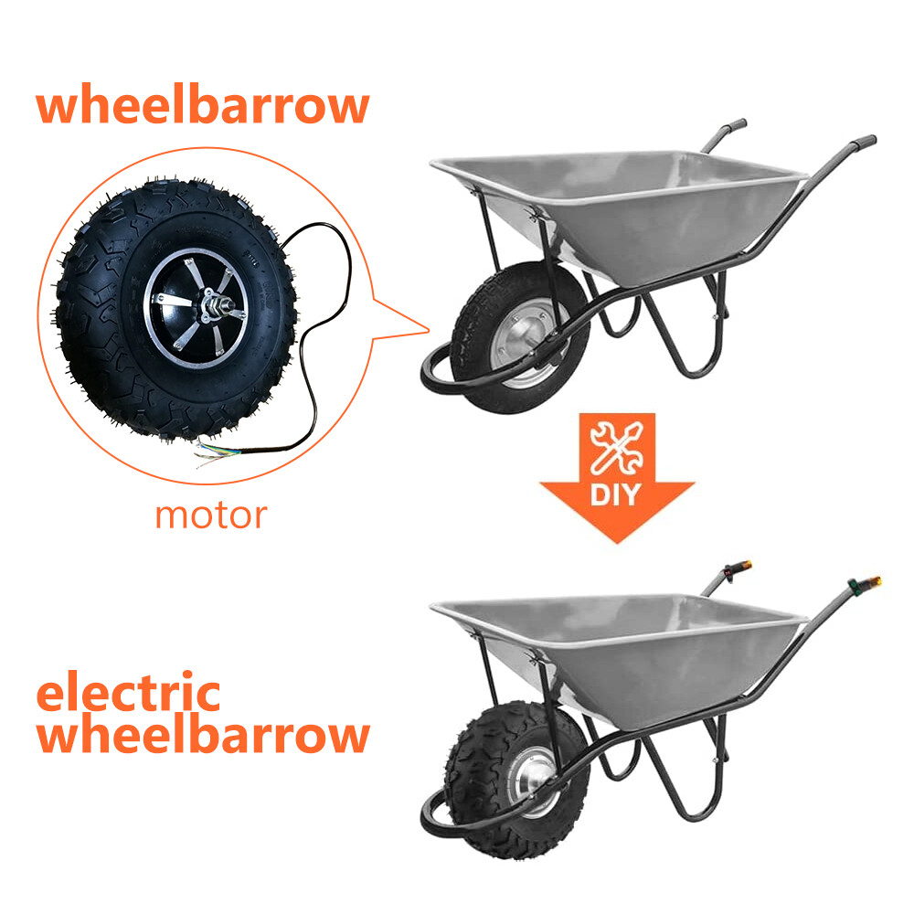 14.5 Inch Geared Motor Electric Wheelbarrow Motor Electric Scooter Snowmobile