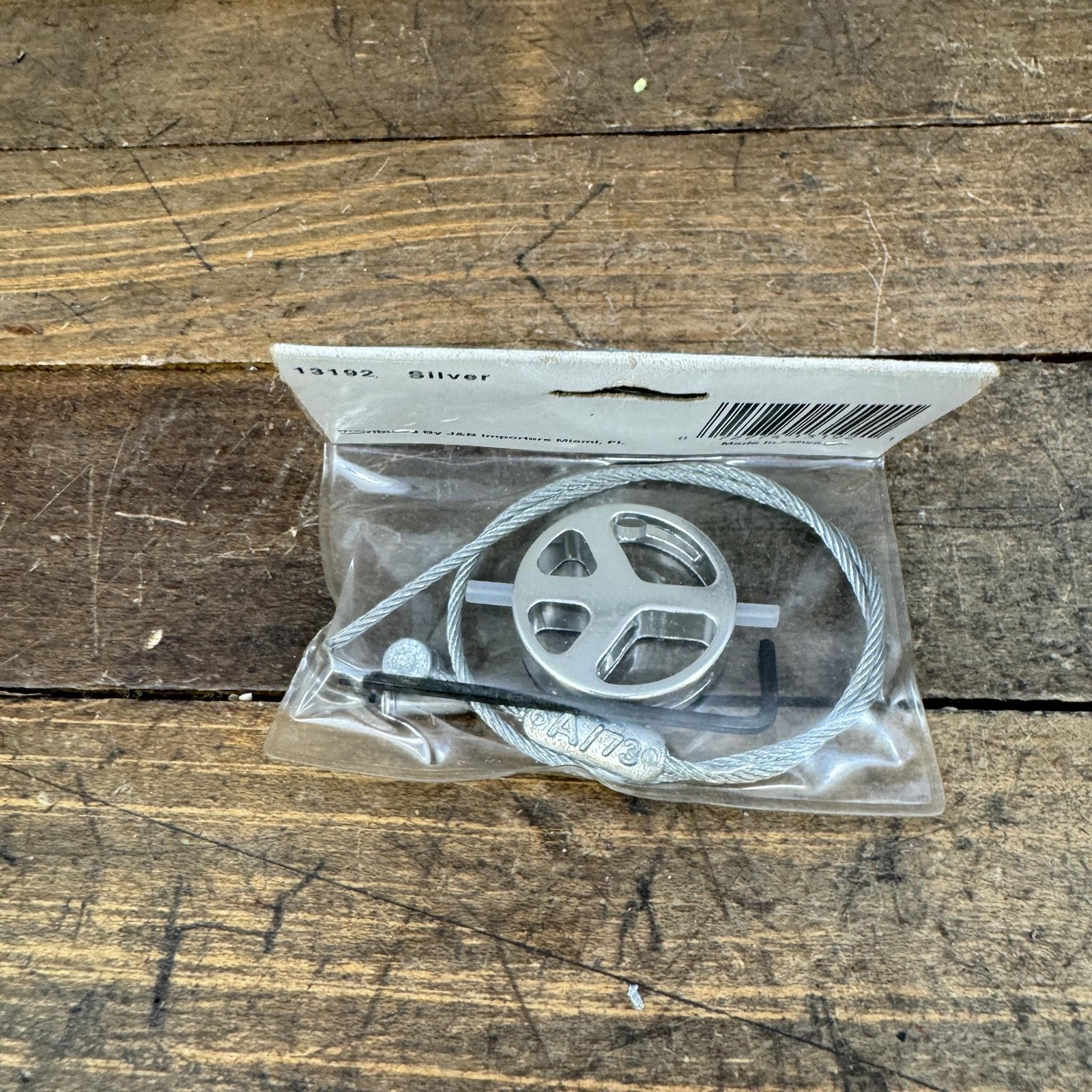 Vintage Brake Cable Hanger Peace Sign NOS Silver Mojo Straddle BMX 90s MTB