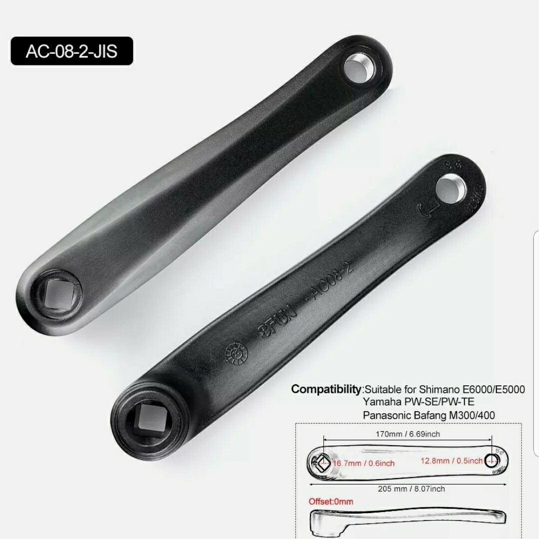 BAFANG Crank Arm 170mm For BBS BBSHD Mid / Hub Motor eBike Part & Accessories