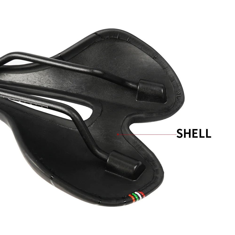 Plastic/Pvc Bicycle Saddle Breathable Leather Mtb Saddle Bicycle Accessories