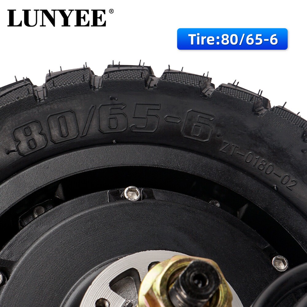 LUNYEE 10 Inch 48V/52V/60V Dual Drive Electric Motor Electric Scooter Hub Motor