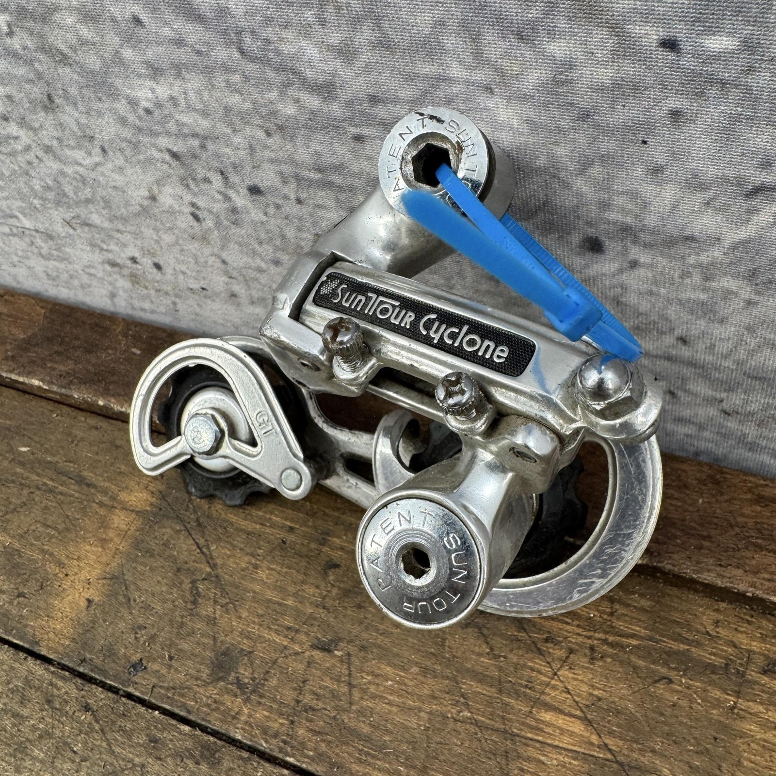 Vintage SunTour Cyclone GT Rear Derailleur Long Cage Hanger 70s Japan 193g