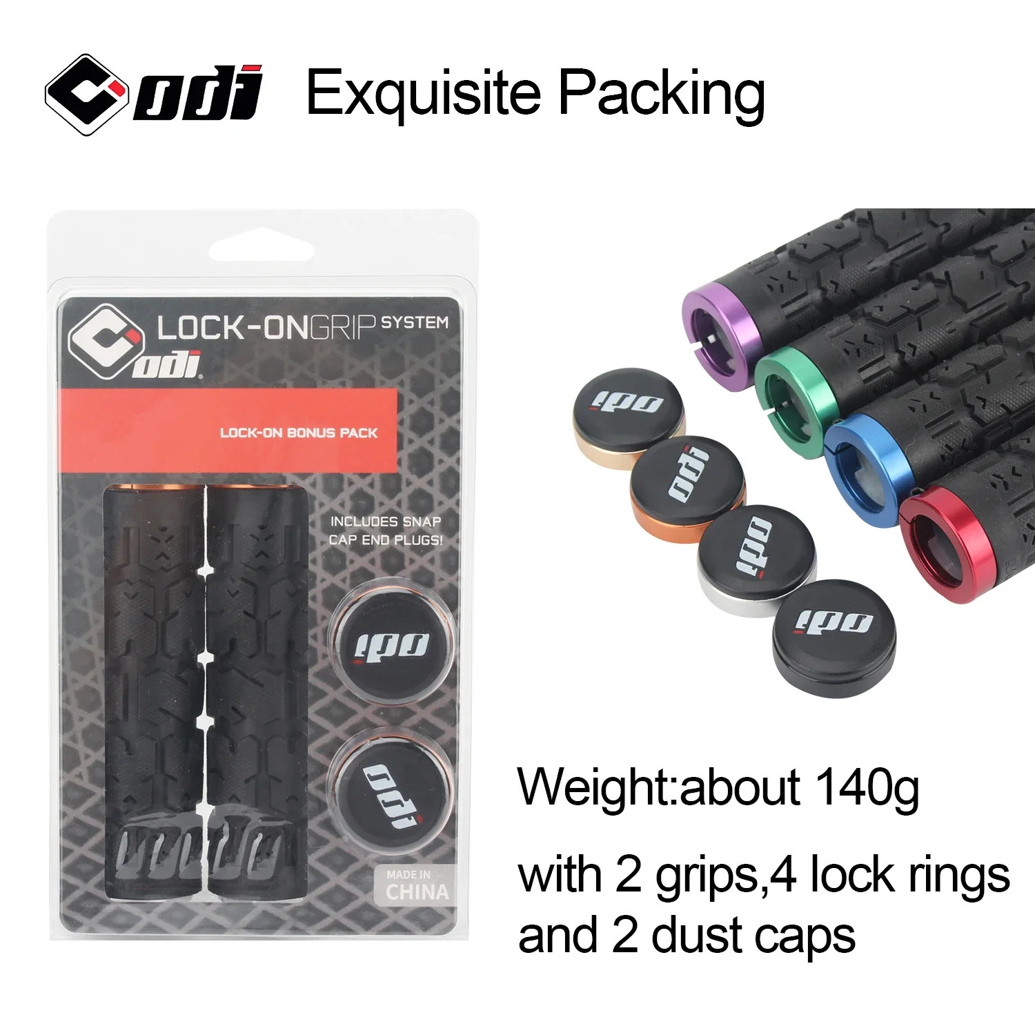RG01 Lock-On Bike Grips Dual Lock MTB Road Anti-Slip Shock Absorbing Handles