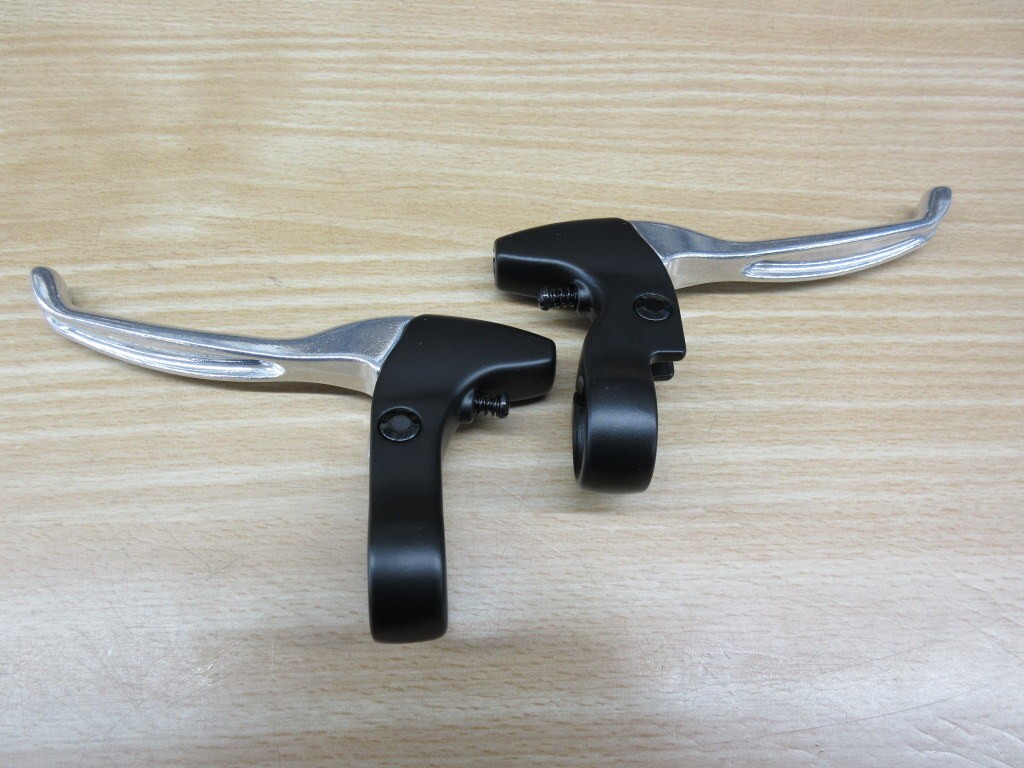 Panasonic Genuine Aluminum Brake Lever – Silver/Black, for Caliper Brakes, Left