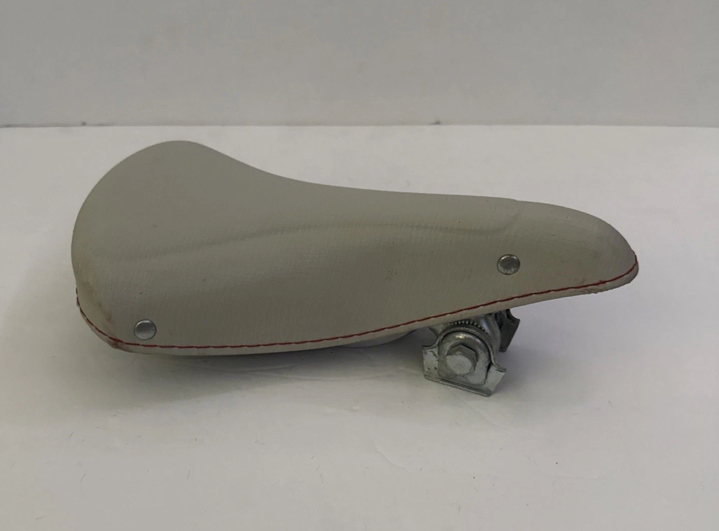 Selle San Marco Concor Supercorsa Saddle Leather Steel Rail White Vintage