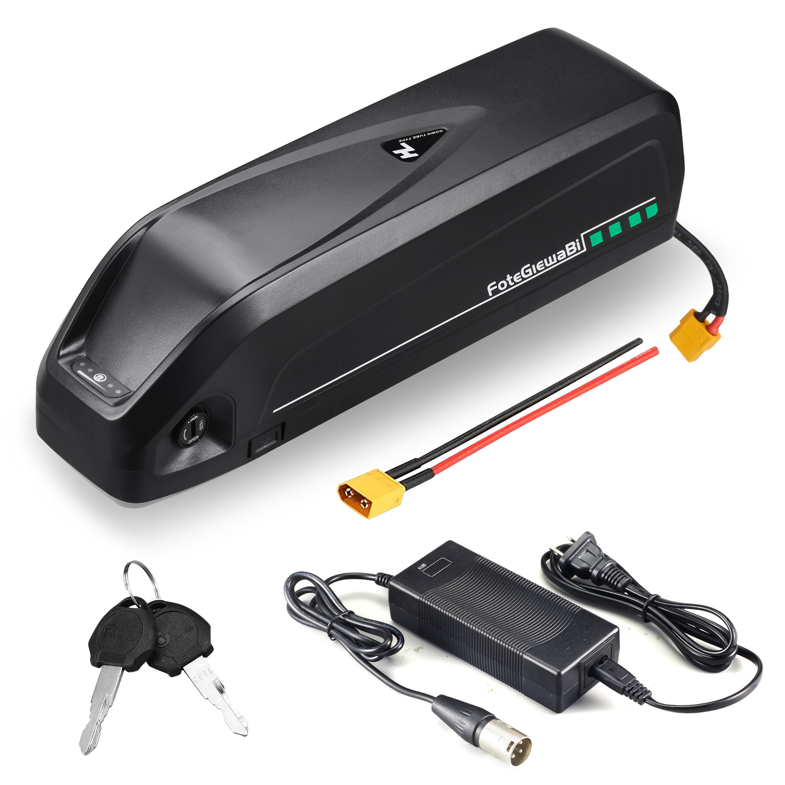 48v Hailong battery 20ah ebike battery 48v motor with Charger, for 200W – 1100W