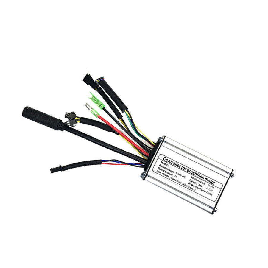 48V 36V 15A 8×5.2×3 cm Controller For 250W 350W Brushless Motor Electric Bicycle