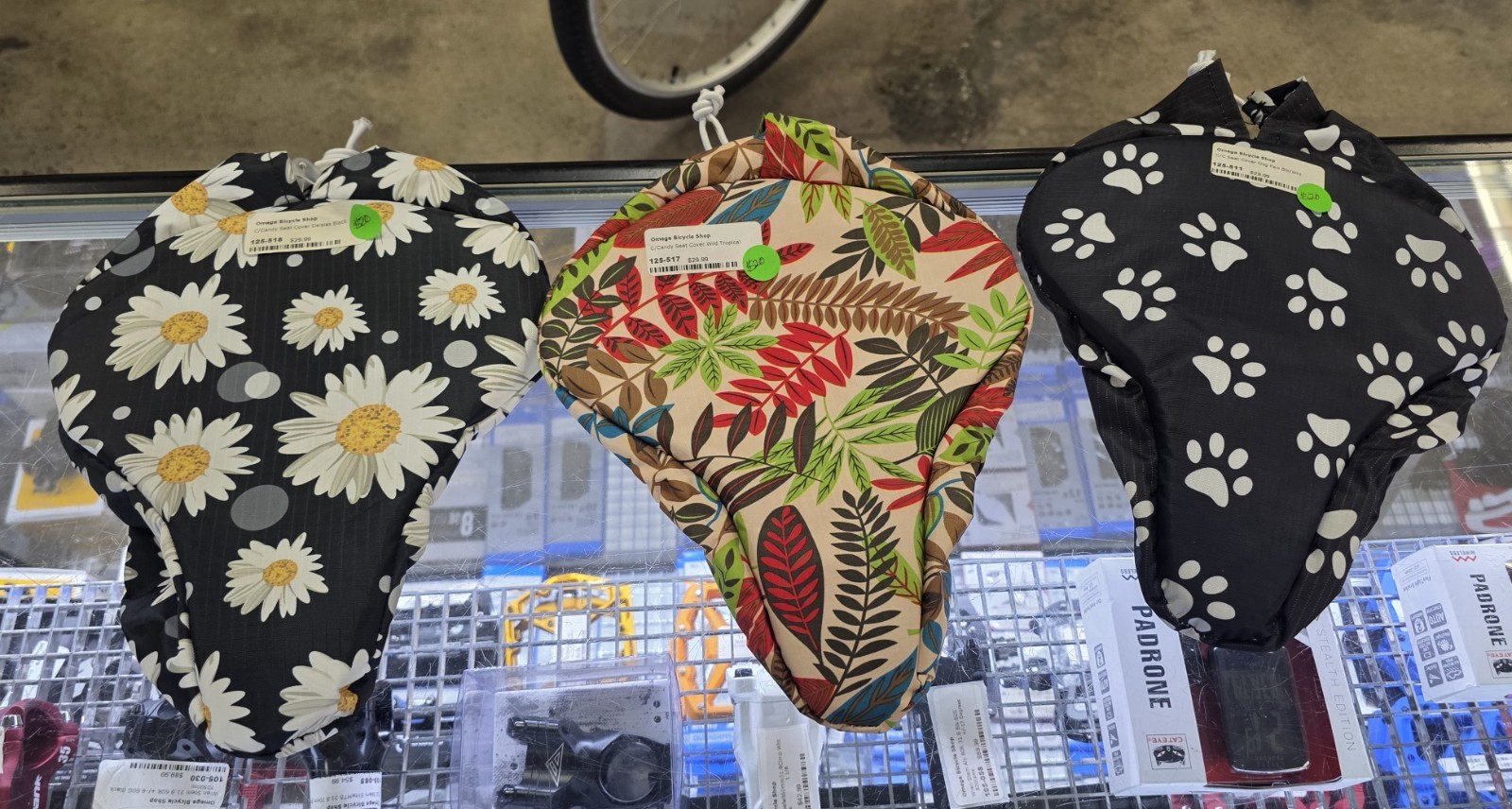 Cruiser Candy Padded Vinyl bicycle Seat Cover 3 available