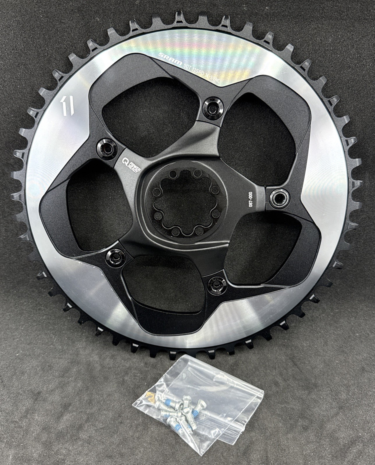 SRAM 50t X-Sync 11-speed Chainring & Direct Mount 8-Bolt Spider & Mounting Bolts