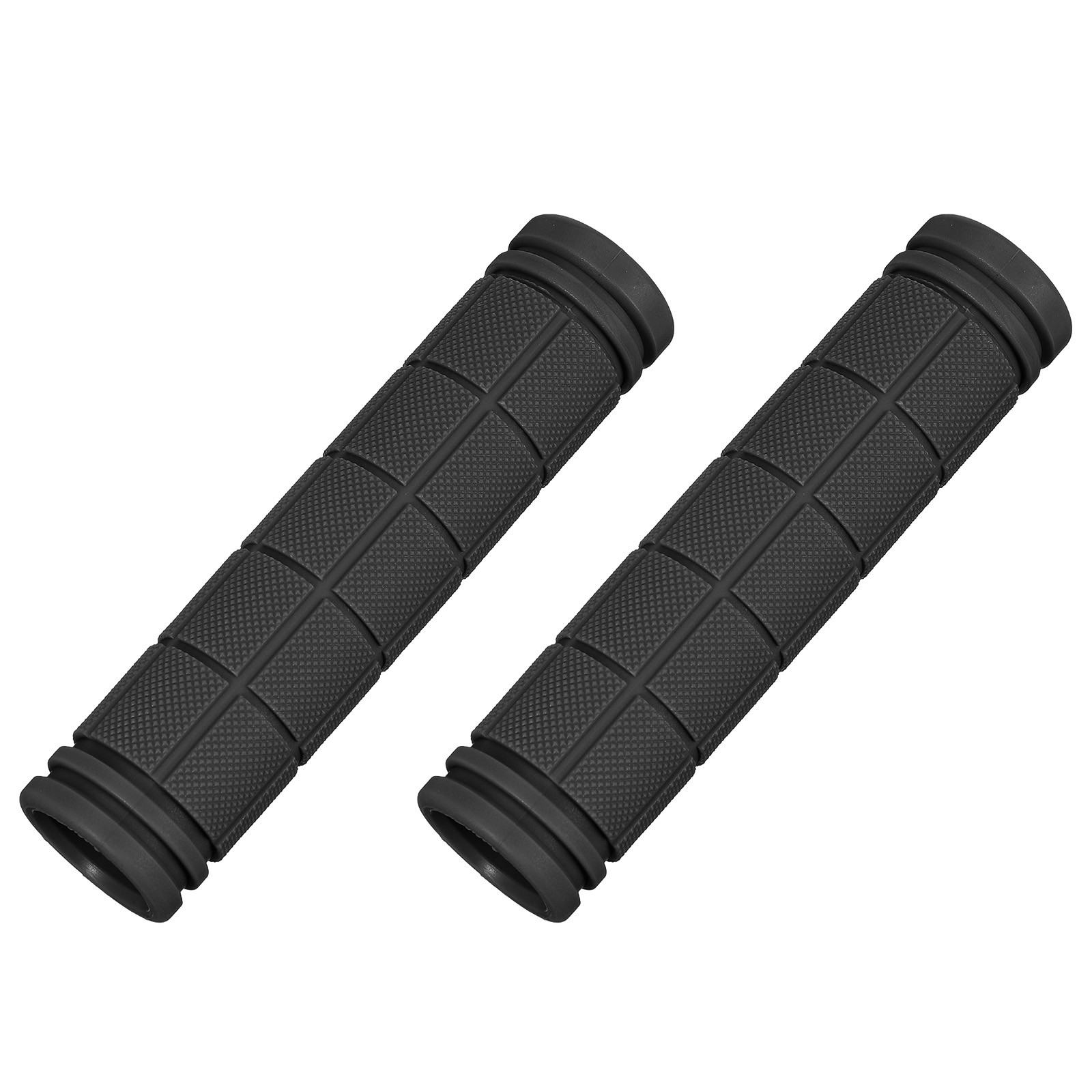2Pcs 4.72″x0.75″ Non-Slip Bike Handlebar Grips Black