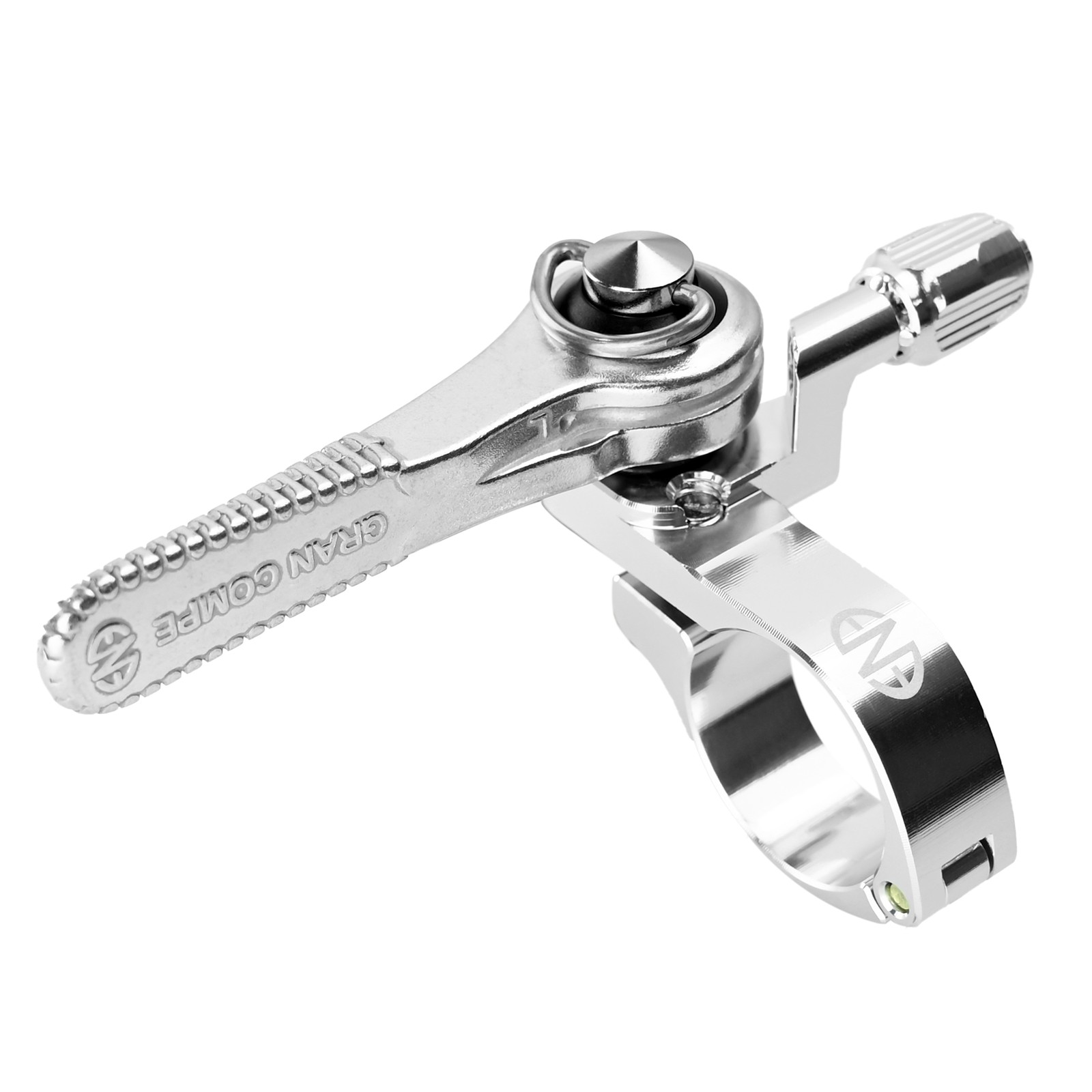 DIA-COMPE ENE CICLO Thumb Shifter Set – 2/3x Front & 8/9/10-Spd Rear, Silver