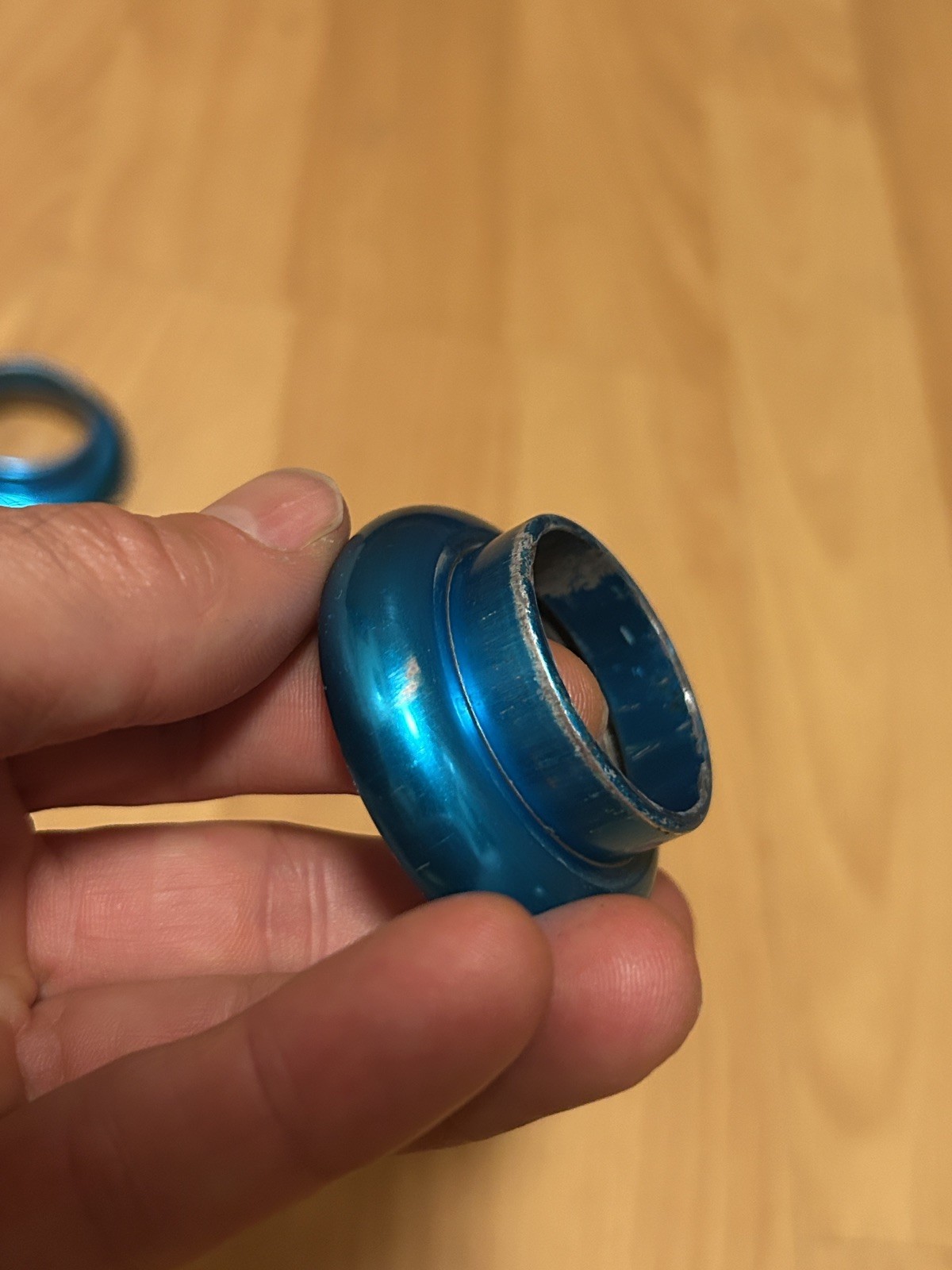 Vintage Early 1990’s Chris King TURQUOISE 1-1/8″ NO LOGO Headset RARE 90s MTB 👀