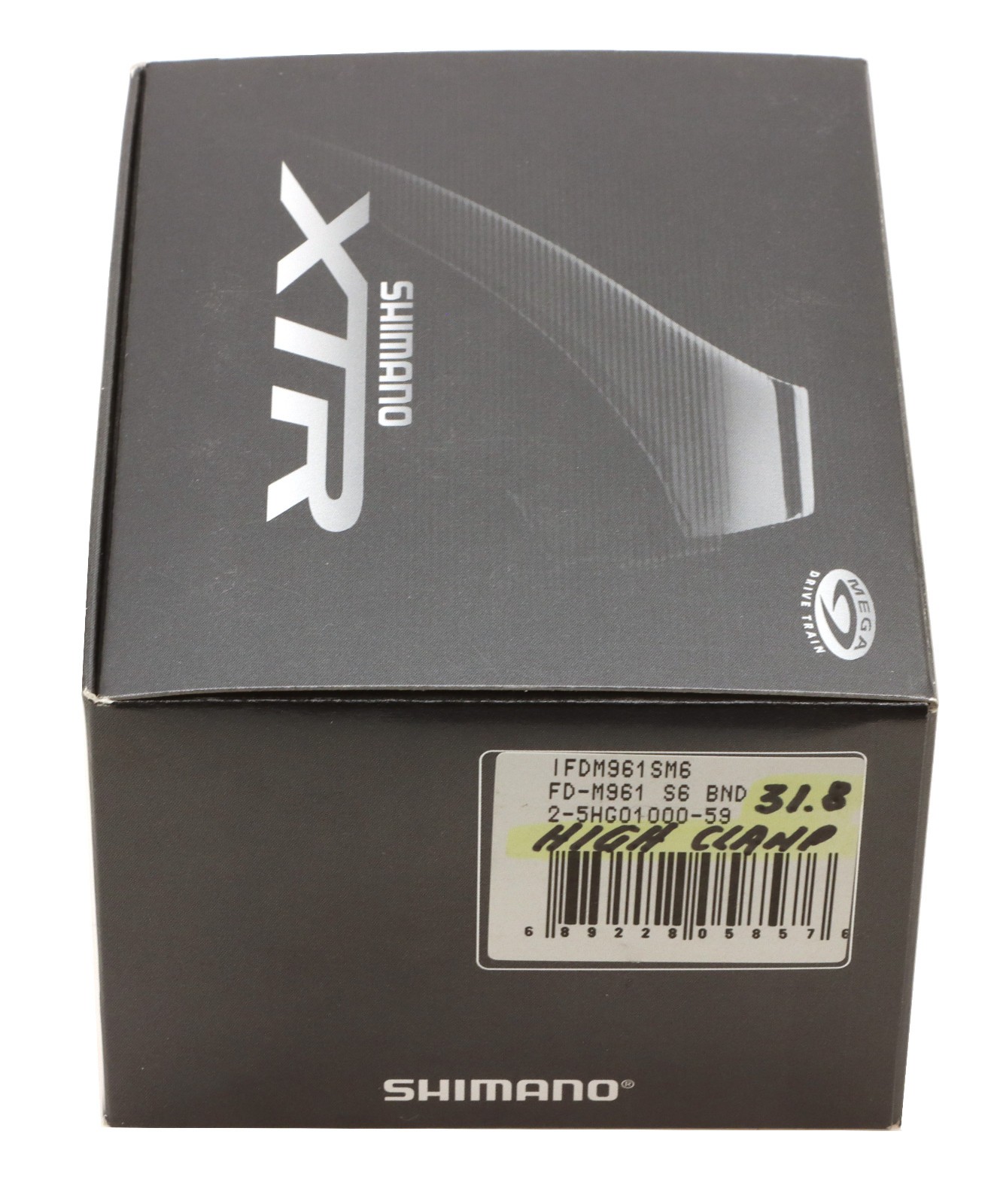 Shimano XTR FD-M961 S6 Front Derailleur 3x9s Clamp-On 31.8 Dual/B.Swing NOS