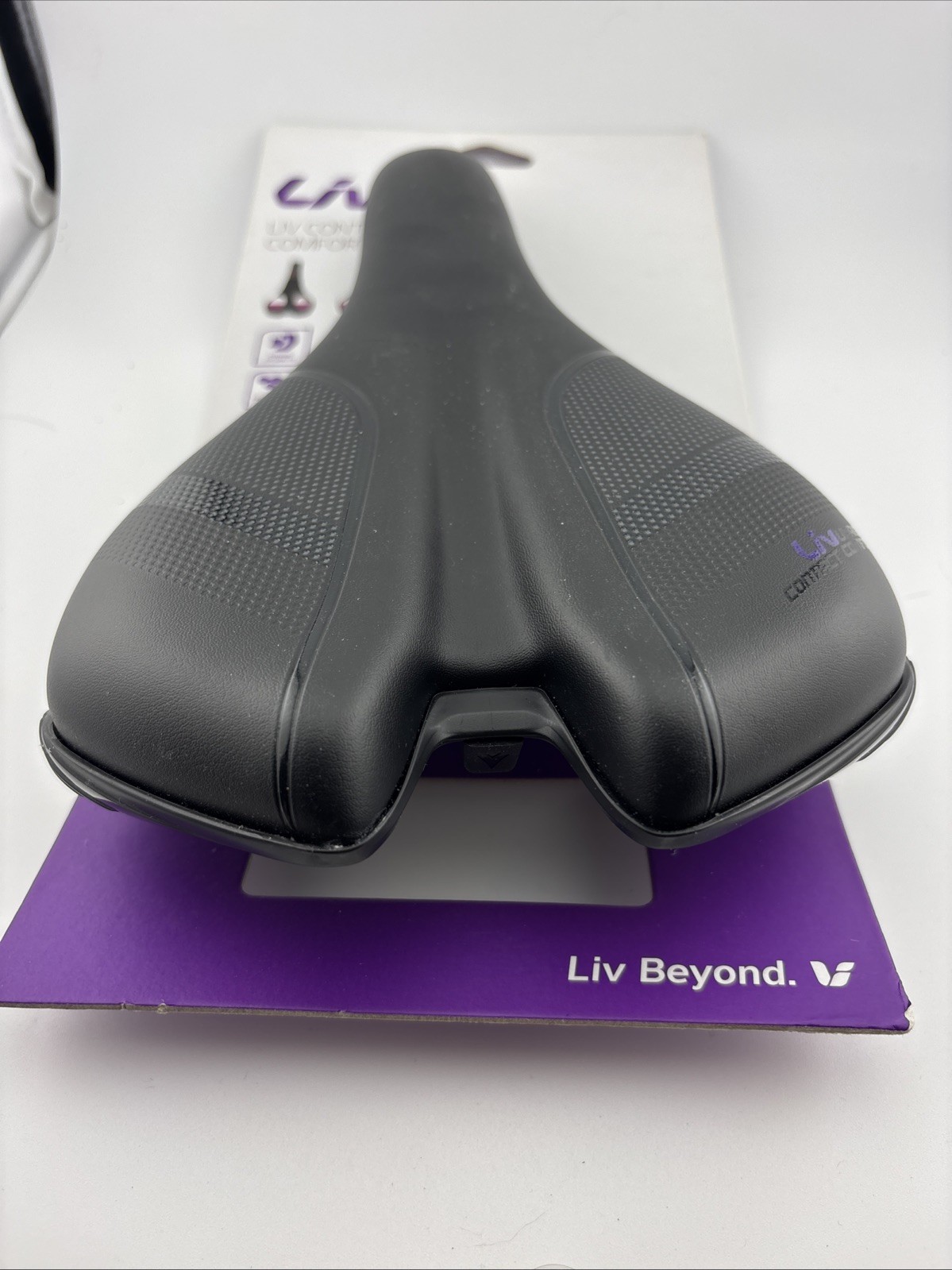 NEW Liv Contact Comfort Upright Saddle Women’s Bike Seat Black