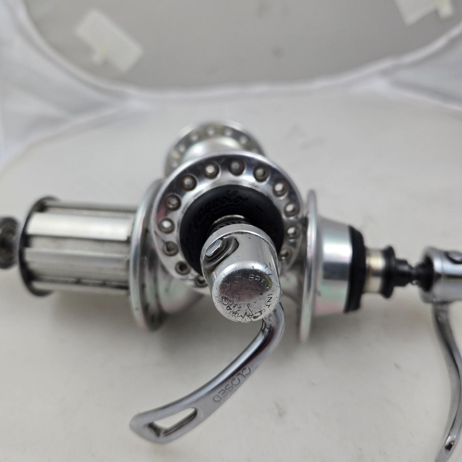 Vintage Campagnolo Record/Centaur Hubset 32h Front/Rear Used