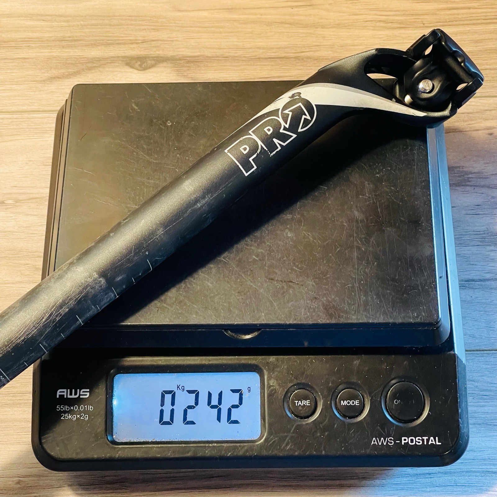 Shimano Pro Vibe 7S Seatpost 27.2 x 350 Black for Round 7×7 Rails