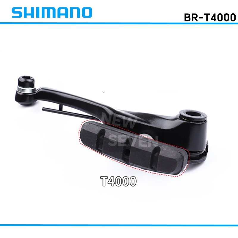 SHIMANO Alivio BR-T4000 Front&Rear MTB V-Brake Calipers Set Black-Bulk