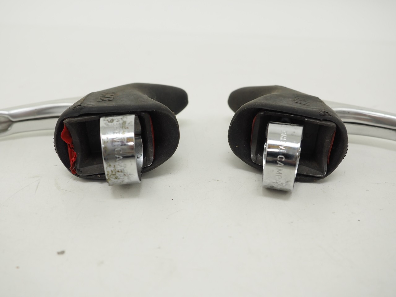 Campagnolo Nuovo Record Road Brake Lever Pair Set Non-Aero Black/Silver