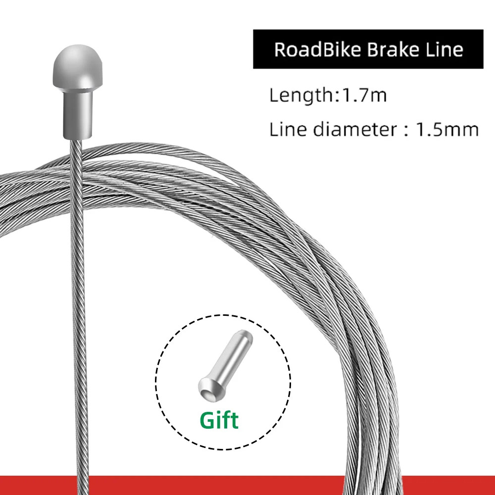 2100mm Stainless Steel Bike Brake Shift Cable Inner Wire MTB Road Derailleur