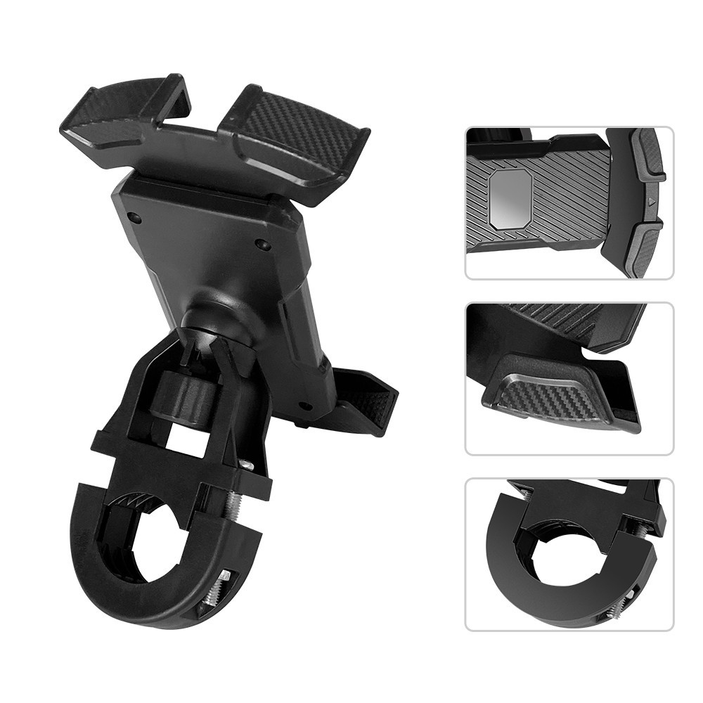 360° Motorcycle Bike Bicycle Phone Holder Handlebar Mount GPS MTB Silicone