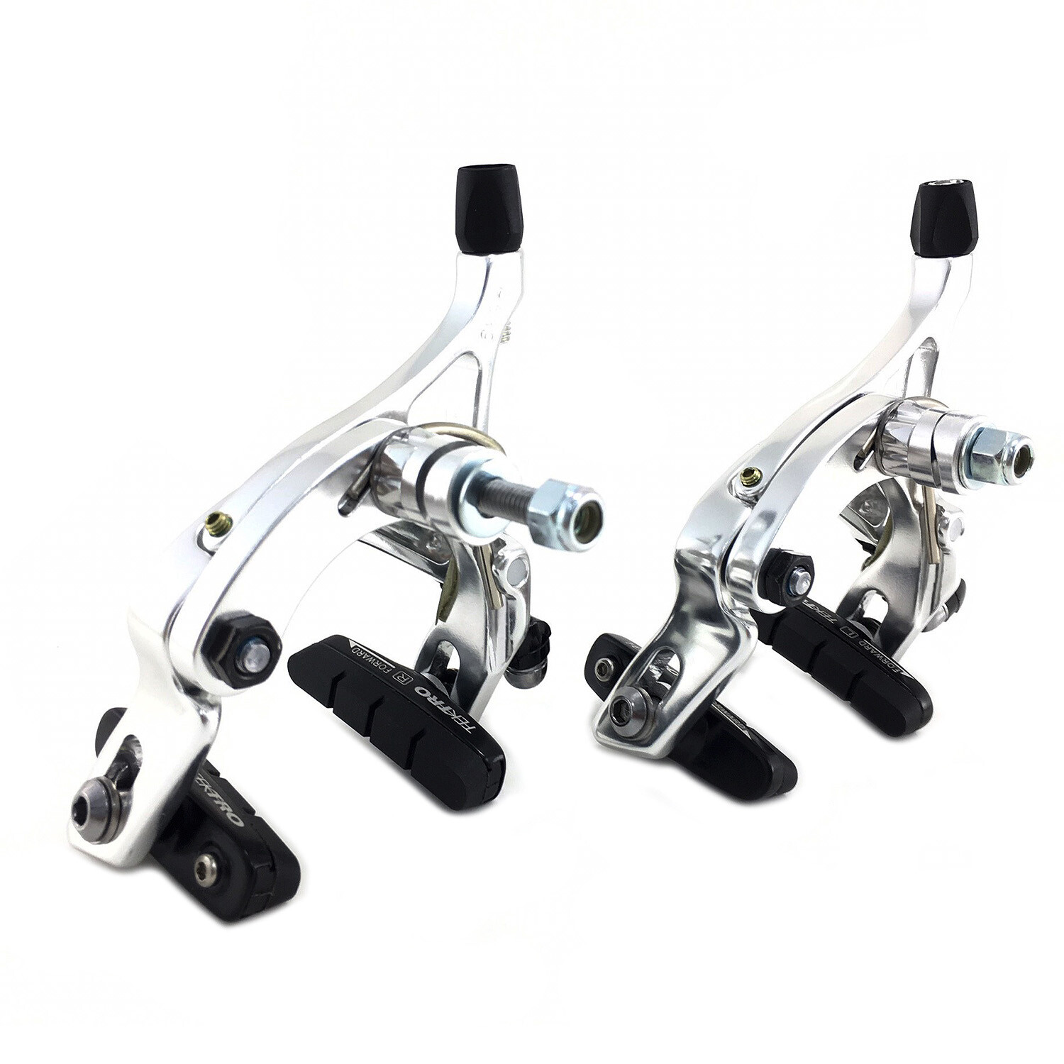 TEKTRO R539 Caliper Brake Set 47-59mm with QR Nutted Mount , Silver