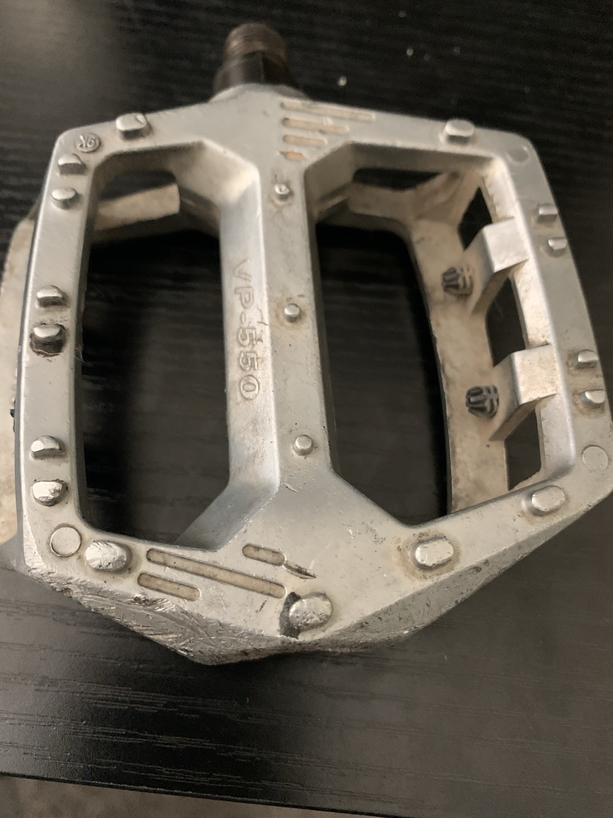 Bmx Silver pedals 9/16′ VP-550 Used. gt haro redline robinson eastern dk