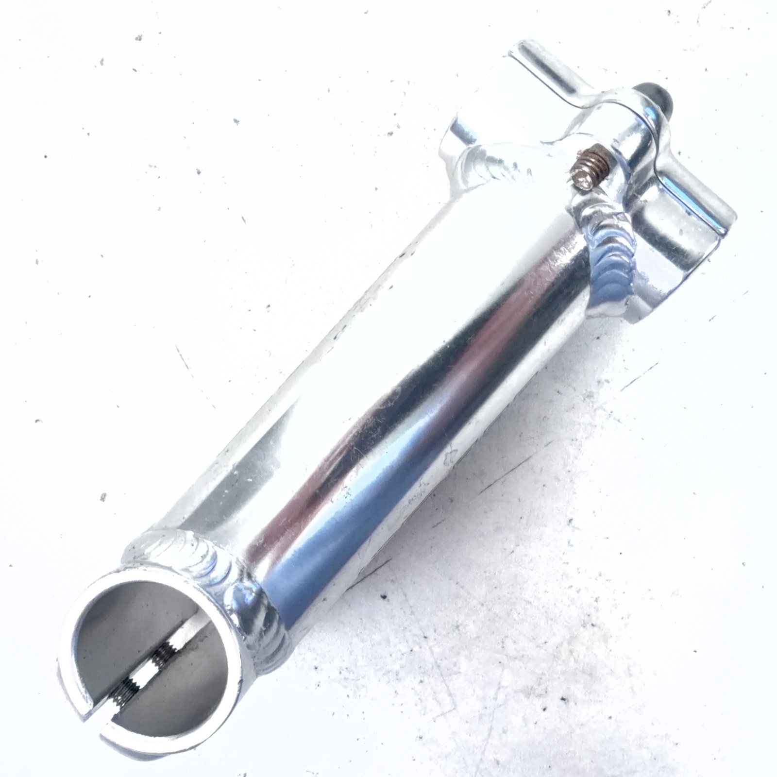Vintage Titec Stem 1 1/8 in Threadless 25.4 mm MTB 120 mm 2 Bolt Silver 90s