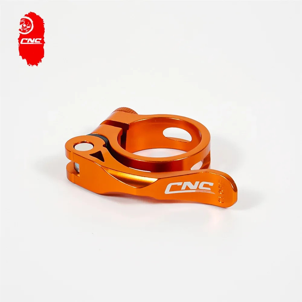 Seat Post Clamp Quick Release Aluminum MTB Road Bike 31.8/34.9MM