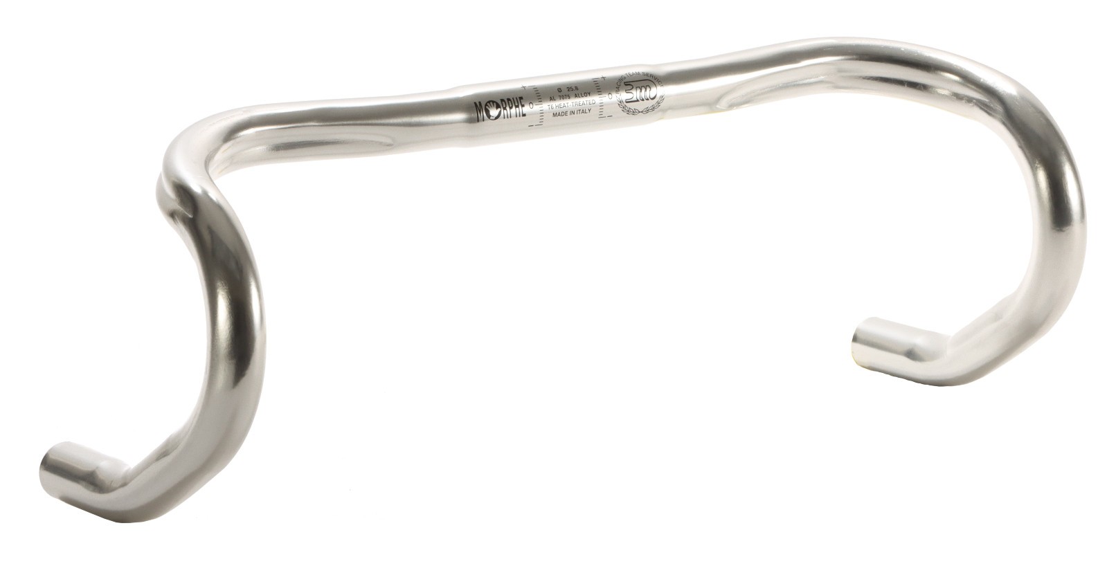 3TTT Morphe Anatomic Bend Road Handlebar Silver 26.0mm 44cm NOS, NEW, NIB 3T