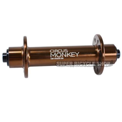 Circus Monkey HRW Road Hubs,24 Hole ,1 Pair, Brown