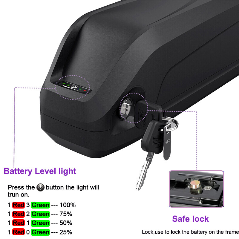 48V Ebike Battery 20Ah 30Ah 15Ah Hailong 0W-1500W Electric Bike Lithium Battery