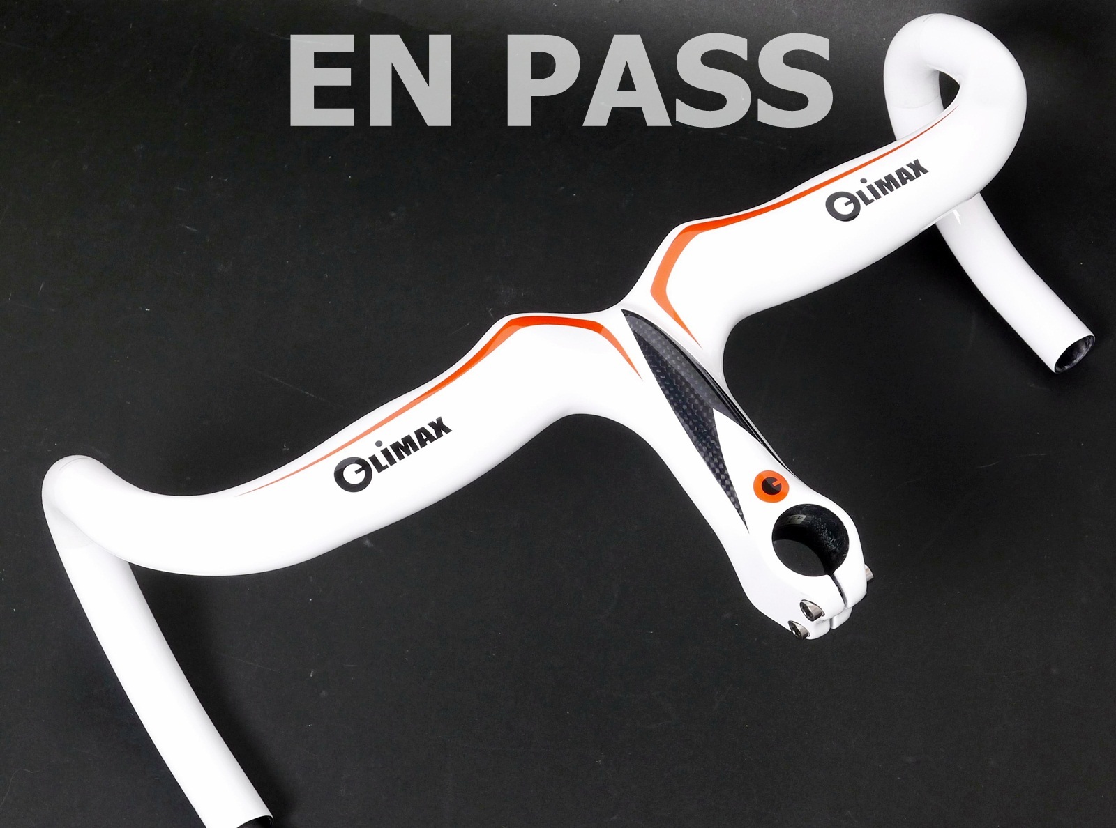 mr-ride 44×12,compact 350g Climax Carbon Integrated Handlebar stem HR03B White