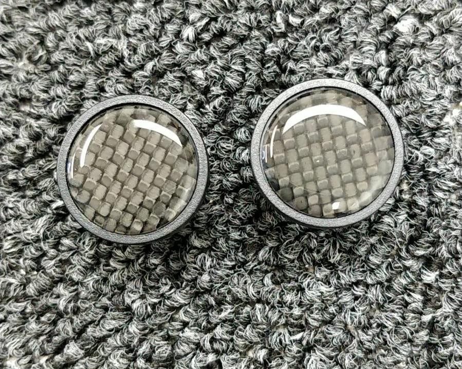 New! Fenix Carbon Fiber MTB Road Bicycle Handlebar Tape Bike End Plugs