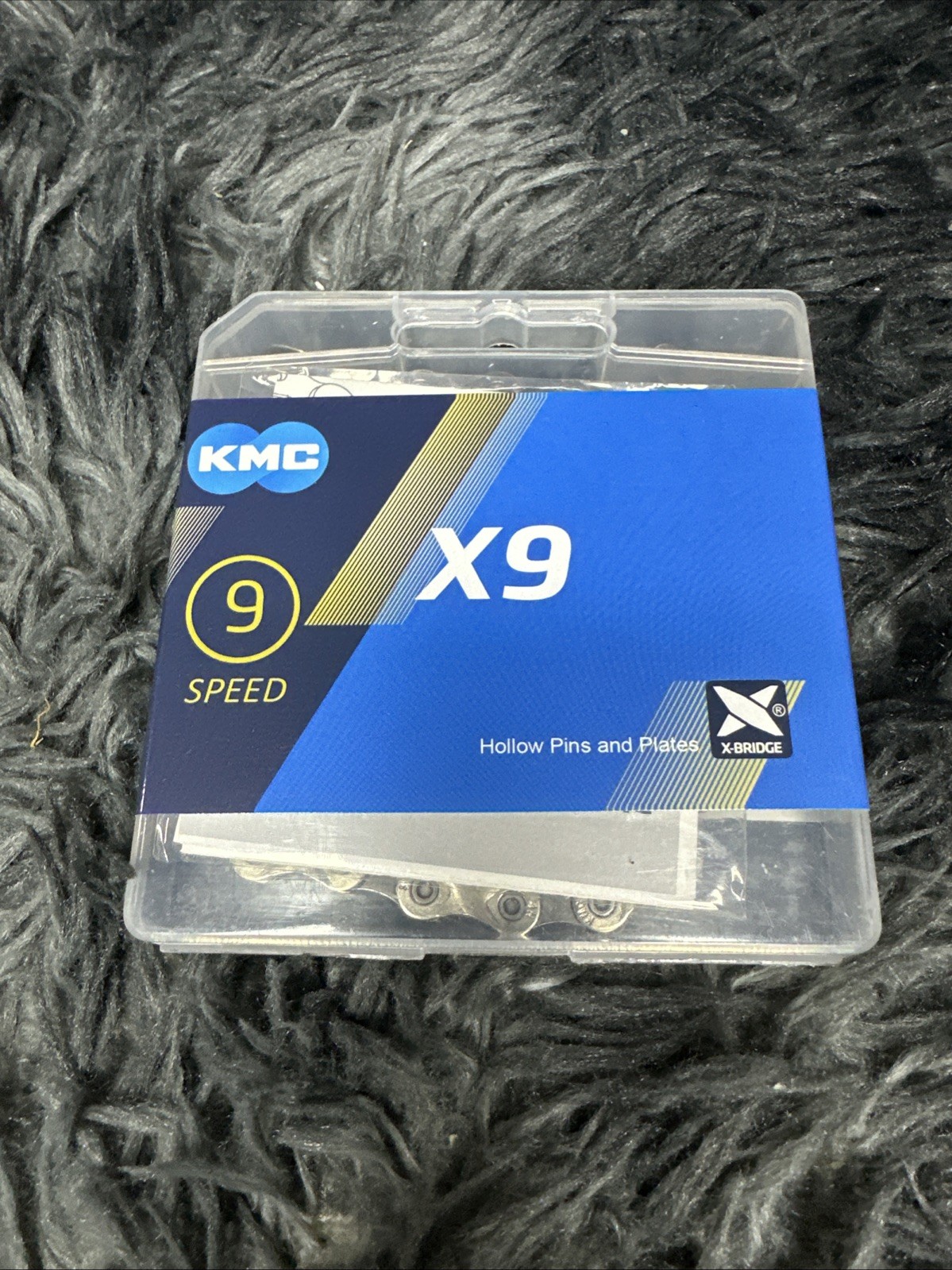KMC X9 9-Speed Bike Chain 1/2″ X 11/128″ 116 Links