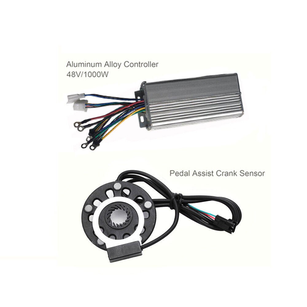 26In 48V 1000W Rear Wheel Electric Bike Conversion Kit with PAS Sensor