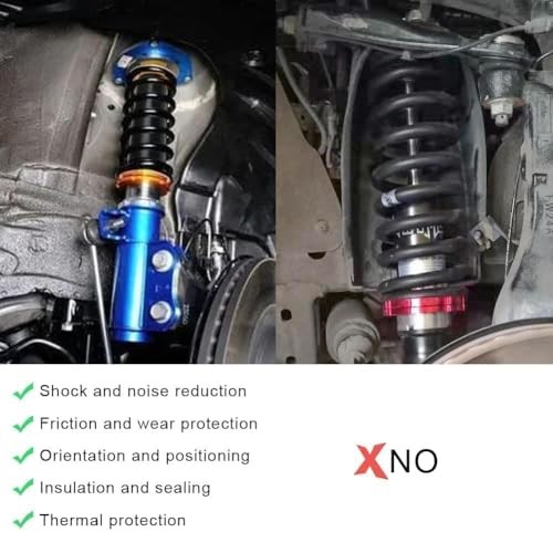 Rear Shock Mount, Bump Stop & Dust Boot Assembly Set Compatible with BMW E82