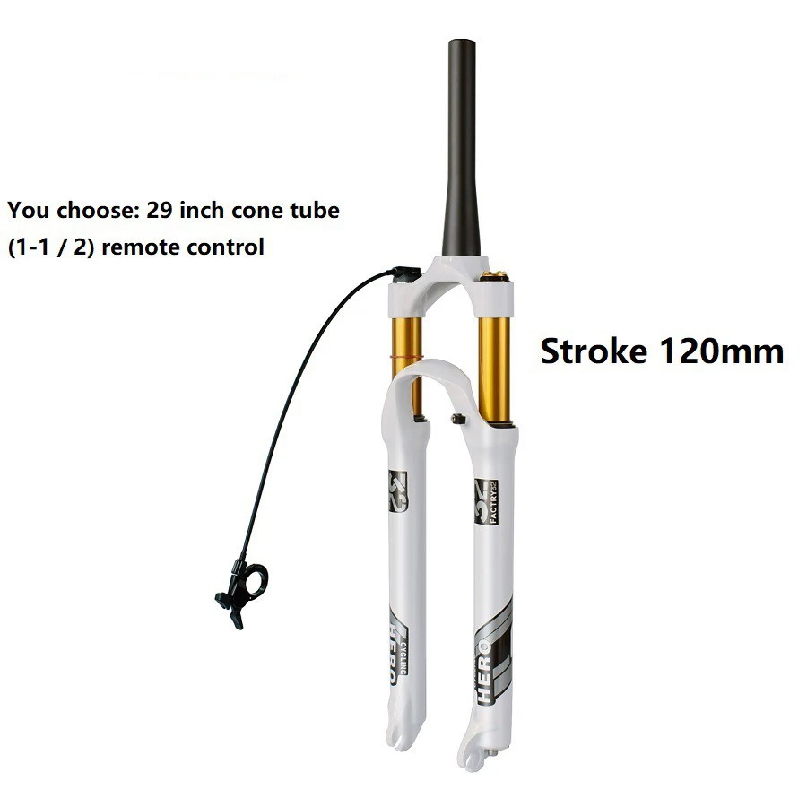 26 27.5 29er Mountain Bike 120mm Stroke Quick Release Locking Control Air Fork