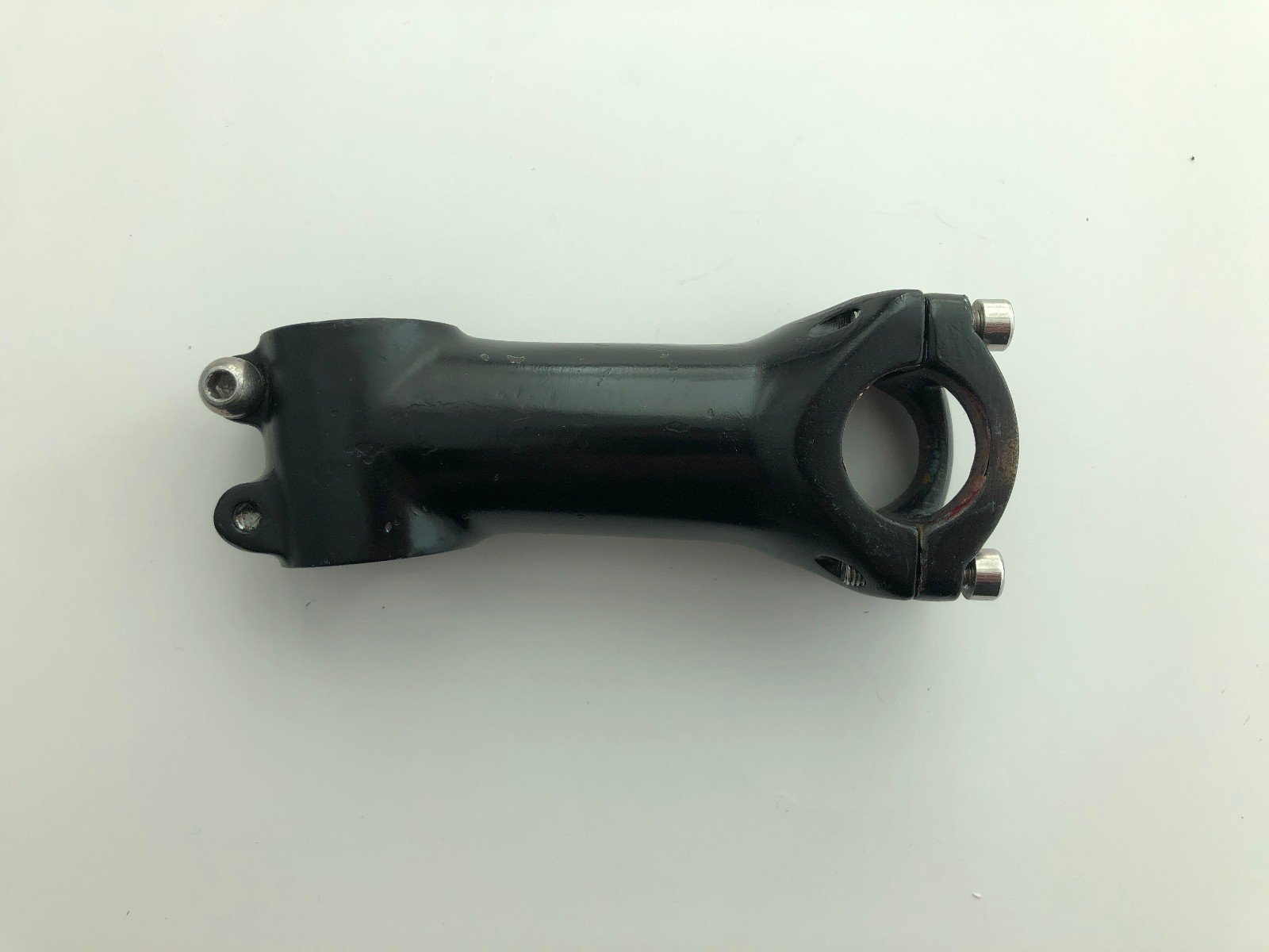 Road Bike Stem 95mm 1-1/8″ x 26.0mm -10 Degree Black Alloy Threadless