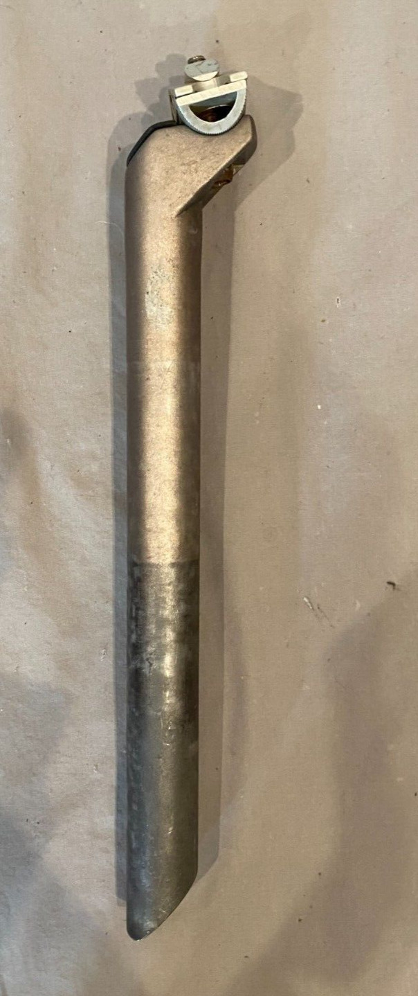 Vintage Icon Graphite Series 31.6mm x 350mm Aluminum Seatpost Fast Shipping