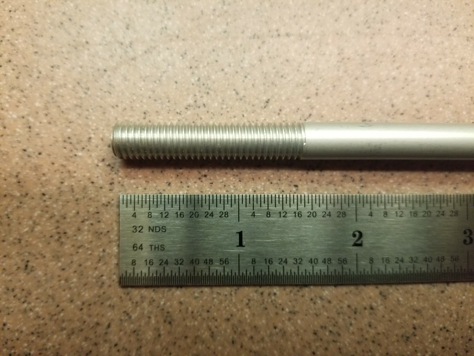 KRONOS ALUMINUM ALLOY (7075-T6) VINTAGE STEM EXPANDER BOLT NOS 125MM (M8x1.25)