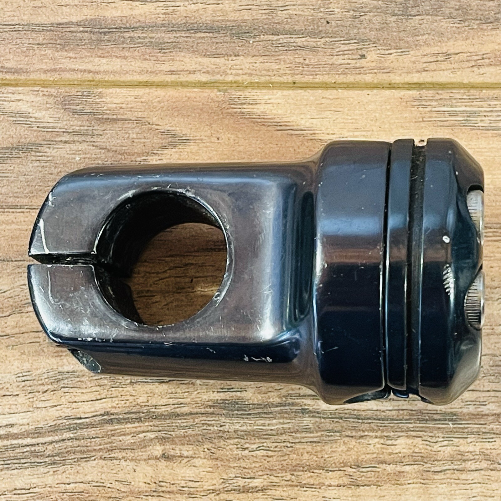 Vintage GT Piston BMX Stem 1 1/8 inch Threadless 4 Bolt Black 50mm